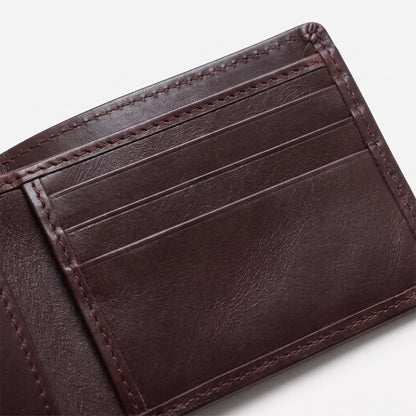 Opus Maroon Premium Bifold Wallet