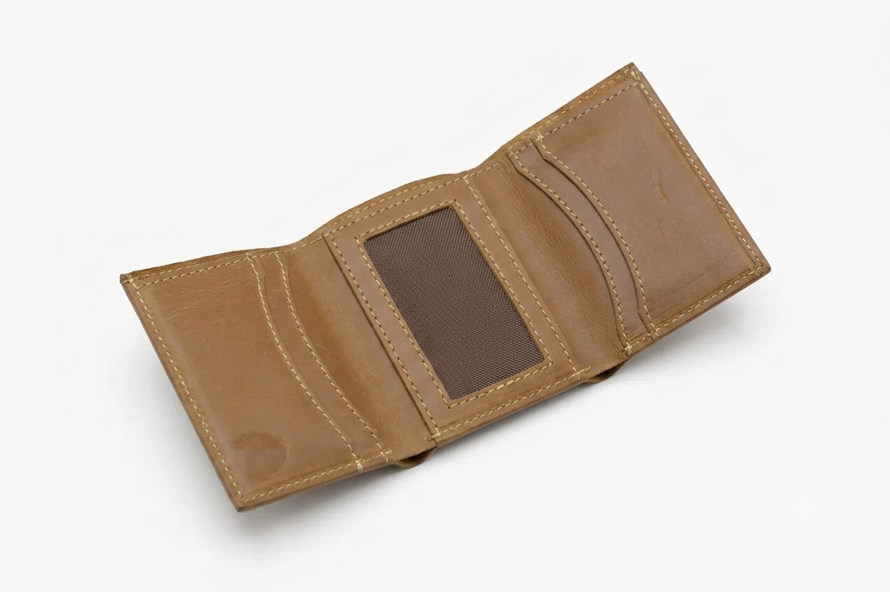 Sandstone Fold Premium Trifold Wallet