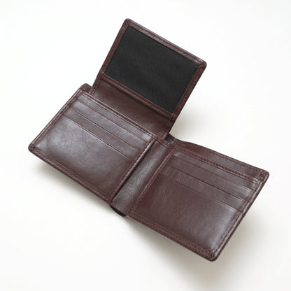 Opus Maroon Premium Bifold Wallet