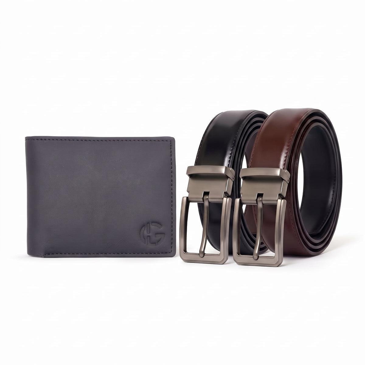 Obsidian & Axiom Reversible Leather Set