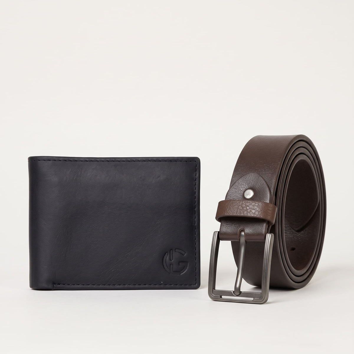 Opus Black & Garrison Brown Leather Set