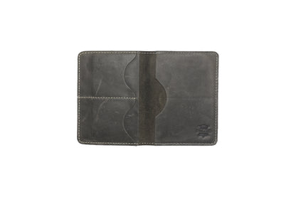 Voyager Case Grey Leather Passport Holder By Galactic leather