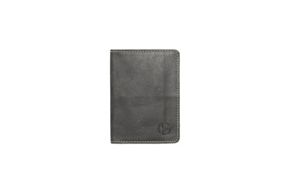 Voyager Case Grey Leather Passport Holder By Galactic leather