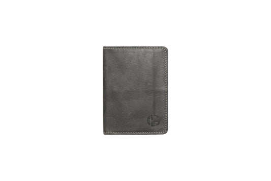 Voyager Case Grey Leather Passport Holder By Galactic leather