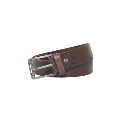 Garrison Brown Leather Belt for Men By Galactic leather