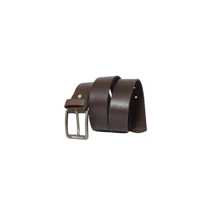 Garrison Brown Leather Belt for Men By Galactic leather