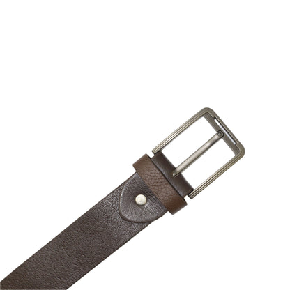 Garrison Brown Leather Belt for Men By Galactic leather