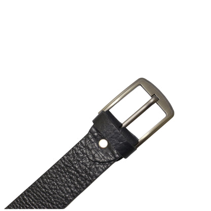 Terrain Black Premium Leather Belt