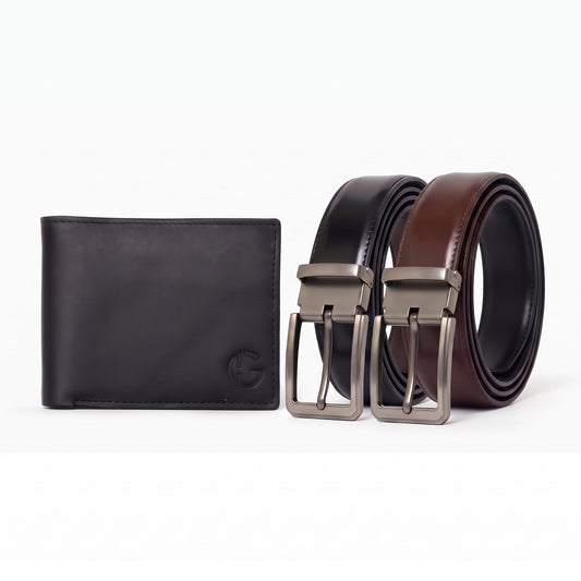 Opus Black & Axiom Reversible Leather Set