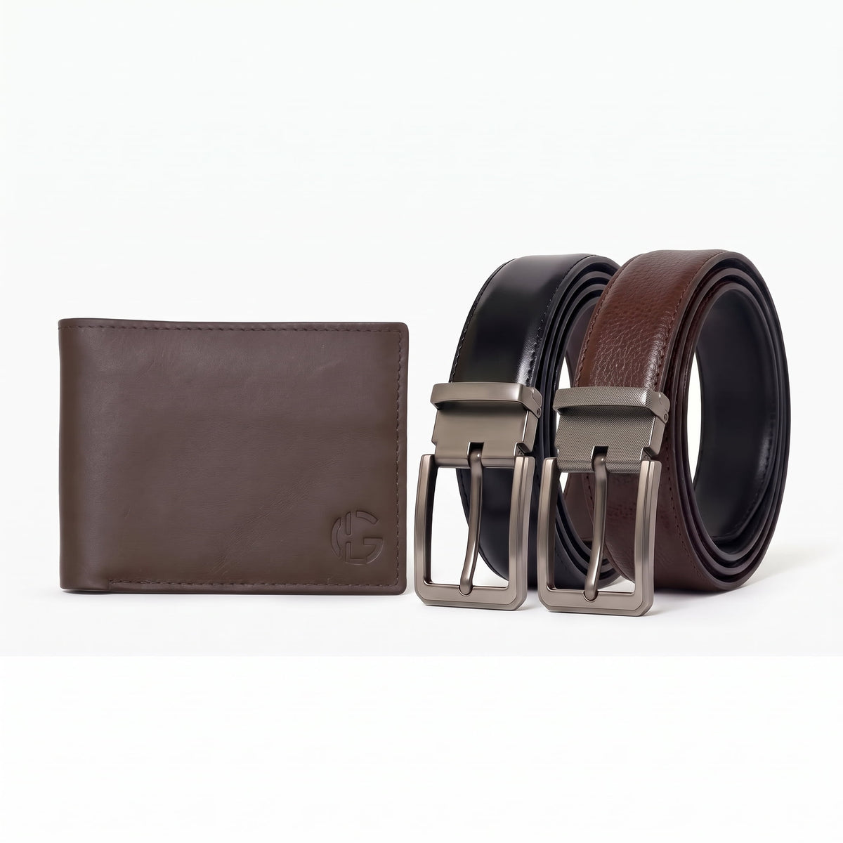 Opus Brown & Axiom Reversible Leather Set